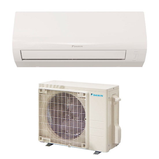 Immagine di MONOSPLIT SENSIRA PREDISPOSTO WI-FI KW 2,5 ( 9000 BTU/H ) (R32) A++ ( RXF25E+FTXF25E ) DAIKIN (*)