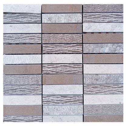 Immagine di MOSAICO MARMO PLUTONE SURFACES PATCH 2 30x30 CM SPESSORE 10 MM