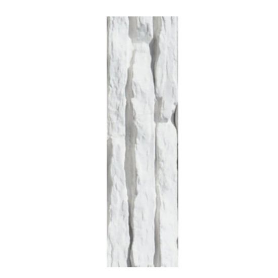 Immagine di PIETRA RICOSTRUITA BIANCA 10x45 MM SPESSORE 25 MM PRIMICERI