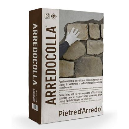 Immagine di COLLANTE PER PIETRA D'ARREDO GRIGIO 25 KG COLMEF