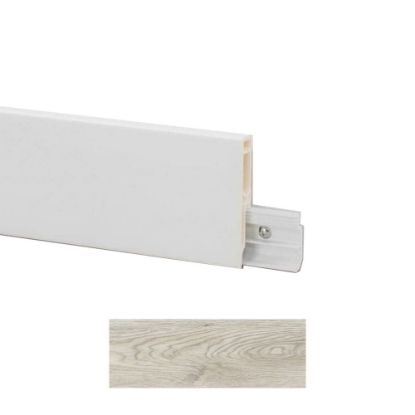 Immagine di BATTISCOPA PVC LINE 8613 DEC. 91 2500x80x15 MM (LAMINATO ROCK RIDGE OAK) PROFILPAS