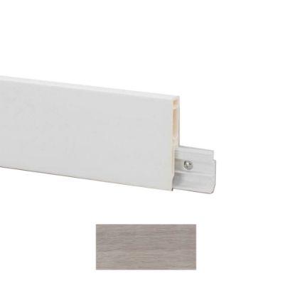 Immagine di BATTISCOPA PVC LINE 8613 DEC. 13 2500x80x15 MM (LAMINATO ROCKFORD OAK) PROFILPAS