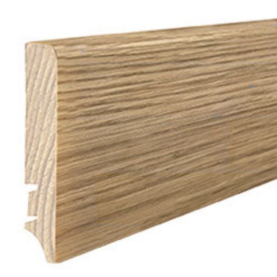 Immagine di BATTISCOPA CALVADOS-ASKANIA-ALMOND 90x16x2200 MM BARLINEK