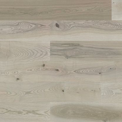 Immagine di PARQUET IN LEGNO PLATINUM ASH BRUSHED BEVELLED PICCOLO 1-STRIP LACCATO GRIGIO SBIANCATO 13x109,2 CM SPESSORE 14 MM BARLINEK