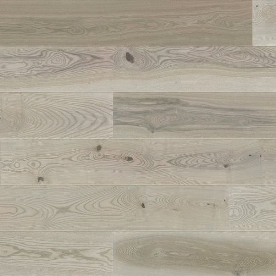 Immagine di PARQUET IN LEGNO PLATINUM ASH BRUSHED BEVELLED PICCOLO 1-STRIP LACCATO GRIGIO SBIANCATO 13x109,2 CM SPESSORE 14 MM BARLINEK