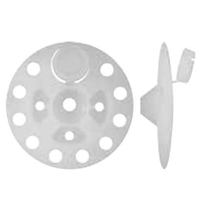 Immagine di RONDELLA PER PANNELLO LANA/LEGNO CONFEZIONE 100 PZ AKIFIX