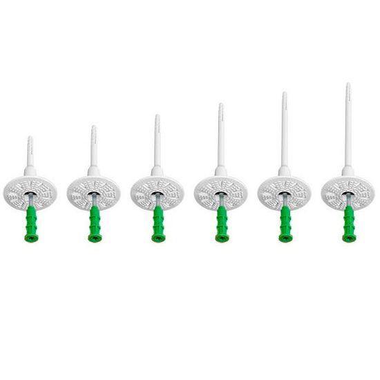 Immagine di TASSELLO PER CAPPOTTO 110 MM CHIODO IN ACCIAIO Ø 8 MM CONFEZIONE 200 PZ STAMPLAST