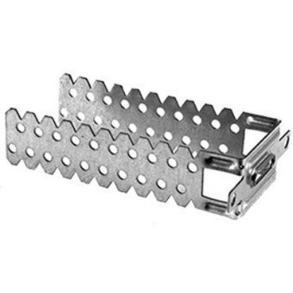 Immagine di STAFFA UNIVERSALE ZINCATA 50 MM PER FUORIPIOMBO CONFEZIONE 100 PZ