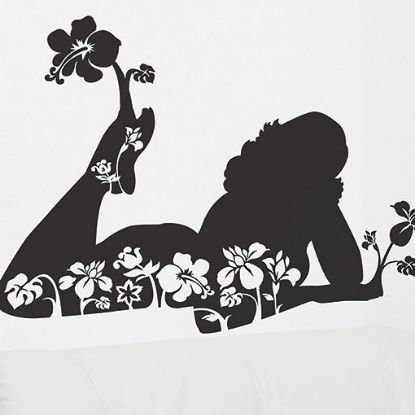 Immagine di STICKERS DONNA PIN UP02 110x80 CM
