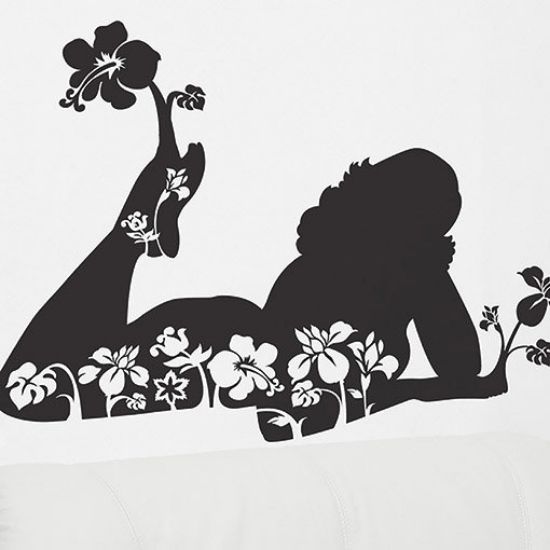 Immagine di STICKERS DONNA PIN UP02 110x80 CM
