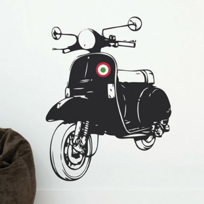 Immagine di STICKERS VESPA DOLCE VITA 80x100 CM