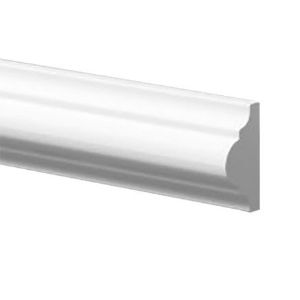 Immagine di CORNICE PER RIFINITURE D'INTERNI IN POLISTRUTTURATO 40x20 MM LUNGHEZZA 2 MT MOD.A10W BOVELACCI