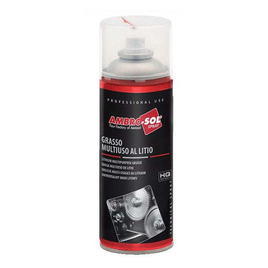 Immagine di BOMBOLETTA SPRAY GRASSO MULTIUSO AL LITIO 400 ML HQ