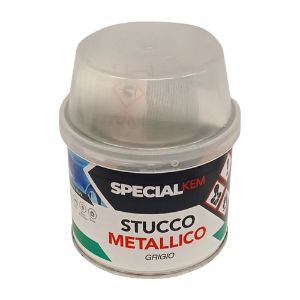 Immagine di STUCCO PER METALLI BICOMPONENTE 375 ML GRIGIO KEMIPOL