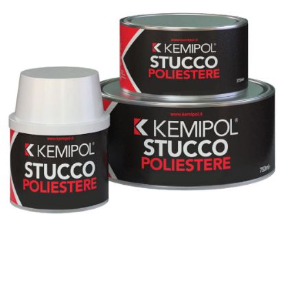 Immagine di STUCCO PER LEGNO BICOMPONENTE BIANCO 750 ML KEMIPOL