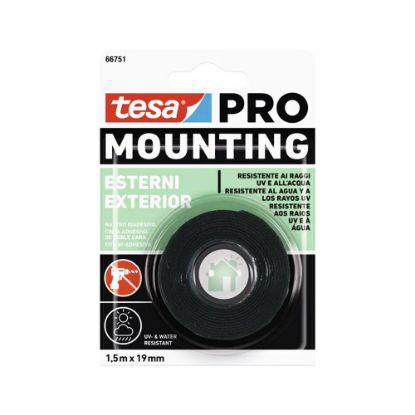 Immagine di NASTRO BIADESIVO FORTE PER ESTERNI MM19X1,5MT