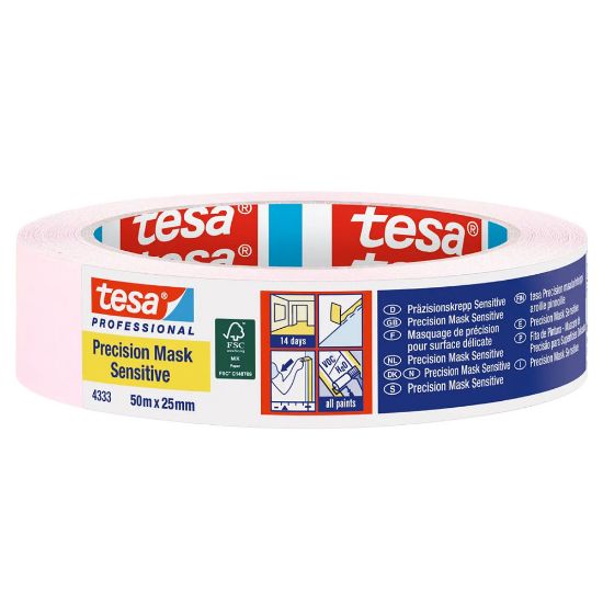 Immagine di NASTRO CARTA ROSA MM 25x50 MT