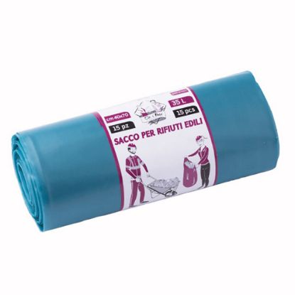 Immagine di SACCO PER CALCINACCI 40x70 CM CONFEZIONE 15 PZ