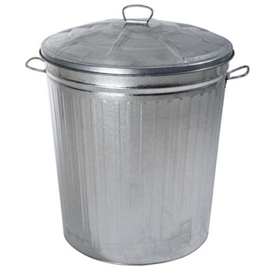 Immagine di BIDONE CON COPERCHIO ZINCATO LT 18