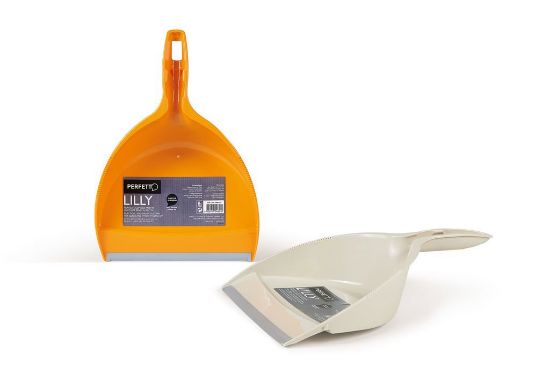 Immagine di PALETTA IN PVC PER IMMONDIZIA CON FILO GOMMA ART.0482A PERFETTO