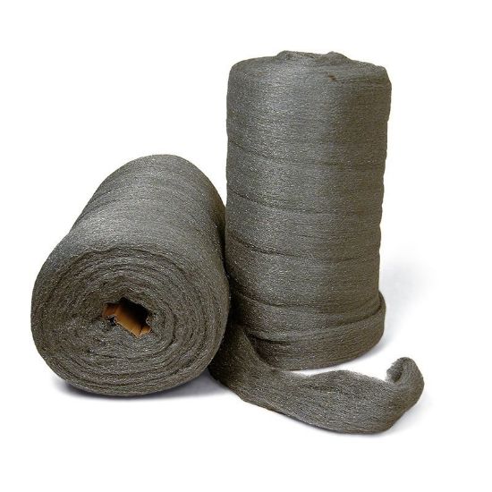 Immagine di LANA D'ACCIAIO GRANA FINA ROTOLO DA 5 KG ART.0283 PERFETTO