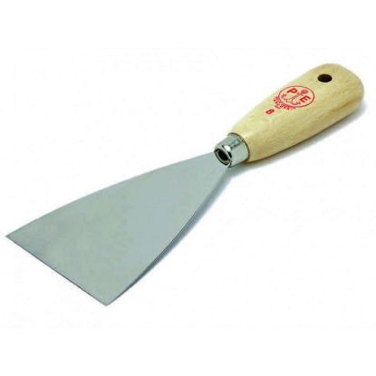 Immagine di SPATOLA ACCIAIO INOX 80 MM CON MANICO ANCORA