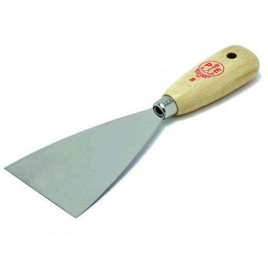 Immagine di SPATOLA ACCIAIO INOX 80 MM CON MANICO ANCORA