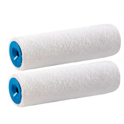 Immagine di RULLINI POLYESTERE CM.10 ALTEZZA MM 4 BIANCO CONFEZIONE 2PZ PER USO FONDI E SMALTI ACQUA E SOLVENTE STORCH