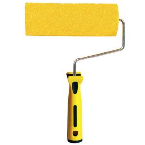 Immagine di RULLO SPUGNA PROFESSIONALE CM 20 PER USO BUCCIATO GRANA GROSSA CON MANICO CINGHIALE