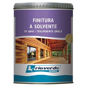 Immagine di FINITURA VF 6040 SOLVENTE 0,75 LT TRASPARENTE OPACA RENNER