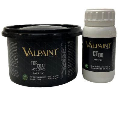 Immagine di FINITURA KIT TOP COAT AR70 OPACO + CT80 ( KG .0,4) VALPAINT