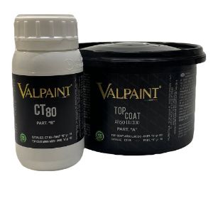 Immagine di FINITURA KIT TOP COAT AR60 LUCIDO + CT80 ( KG .0,4) VALPAINT