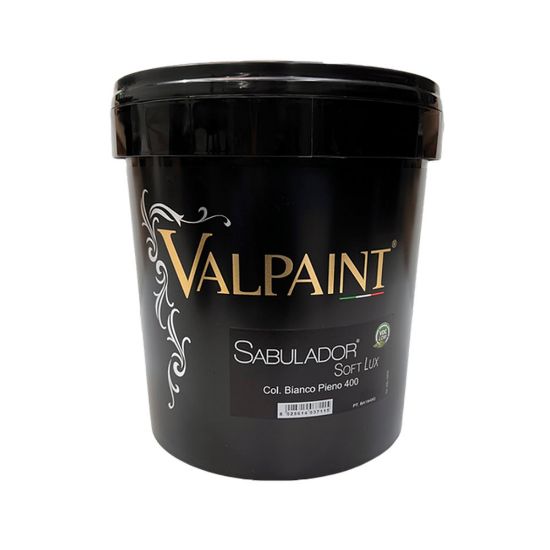 Immagine di DECORATIVO SABULADOR SOFT BIANCO PIENO 400 5 LT INTERNI VALPAINT