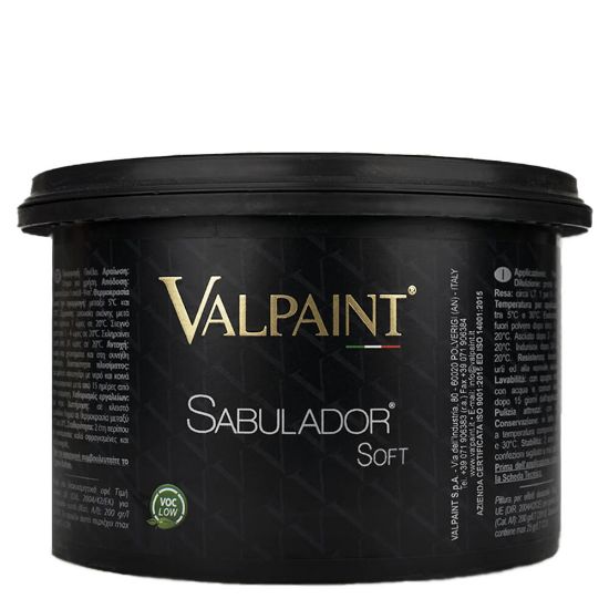 Immagine di DECORATIVO SABULADOR SOFT ARGENTO 100 5 LT INTERNI VALPAINT