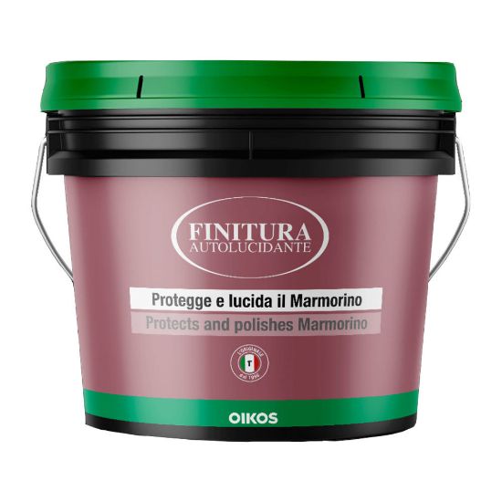Immagine di FINITURA AUTOLUCIDANTE PER MARMORINO BASE TR KG 20 A PZ OIKOS