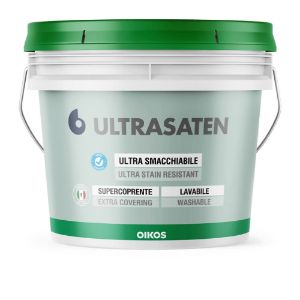 Immagine di SMALTO MURALE ULTRASATEN OPACO BASE TR 1 LT A PZ OIKOS