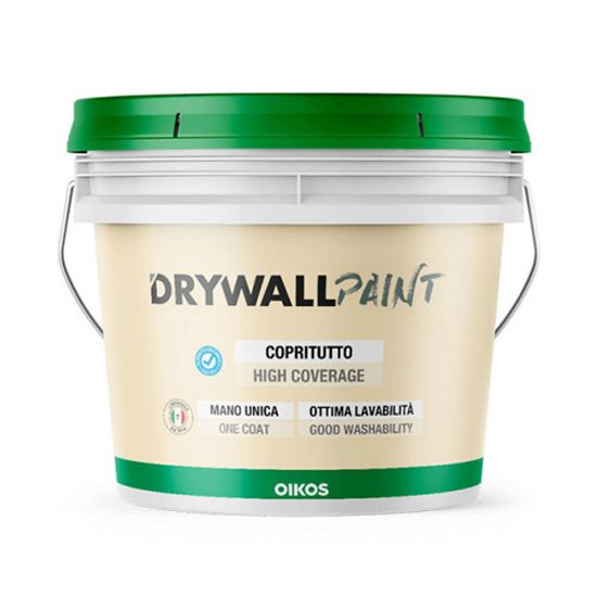 Immagine di LAVABILE DRYWALL BIANCO 4 LT A PZ OIKOS
