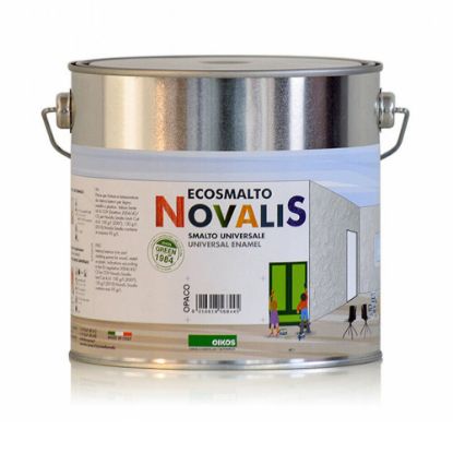 Immagine di SMALTO ALL'ACQUA NOVALIS OPACO BASE TR 0,75 LT/PZ OIKOS