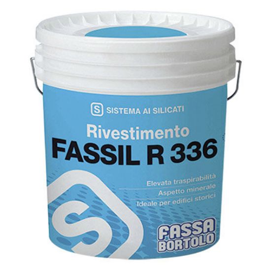 Immagine di RIVESTIMENTO SILICATI FASSIL R366 MEDIUM 1,5 MM 3 KG FASSA