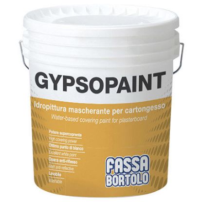 Immagine di IDROPITTURA GYPSOPAINT BIANCO 5 LT MASCHERANTE FASSA