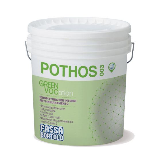 Immagine di IDROPITTURA POTHOS 003 BIANCO 4 LT ANTI-INQUINAMENTO FASSA