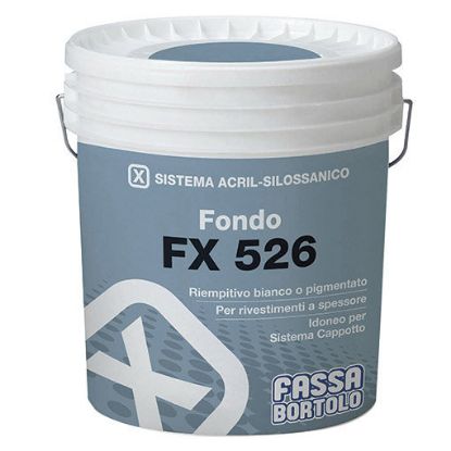 Immagine di FONDO RIEMPITIVO FX526 PASTEL 14 LT FASSA ACRIL-SILOSSANICO