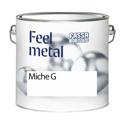 Immagine di SMALTO FERROMICACEO FEEL METAL MICHE GG 0,75 LT ALLUMINIO FASSA