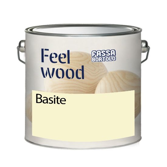 Immagine di FONDO FEEL WOOD BASITE BIANCO LT 0,75 OPACO PER LEGNO FASSA