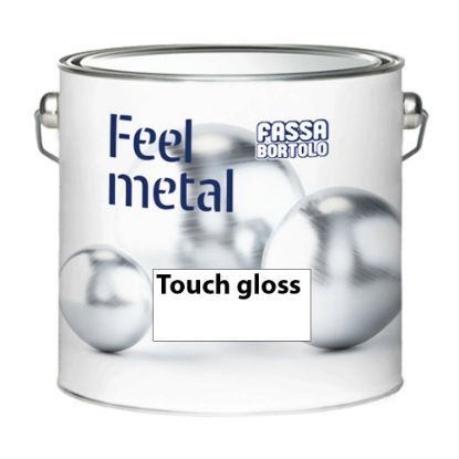 Immagine di SMALTO ALL'ACQUA FEEL METAL TOUCH GLOSS BIANCO/PASTEL 2,50 LT FASSA