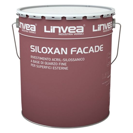 Immagine di FINITURA ACRIL-SILOSSANICA SILOXAN FACADE BIANCO 4 LT LINVEA