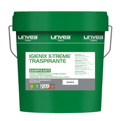 Immagine di TRASPIRANTE ANTIMUFFA IGIENIX X-TREME BIANCO 4 LT LINVEA