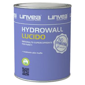 Immagine di SMALTO MURALE HYDROWALL LUCIDO MEDIA 1 LT BASE M LINVEA