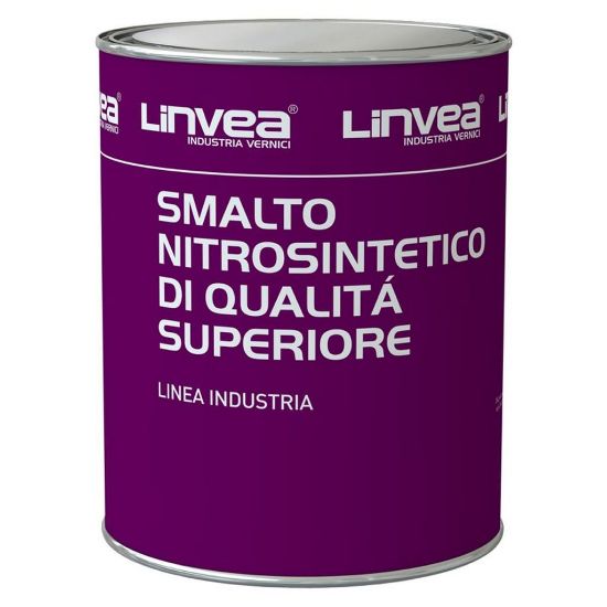 Immagine di SMALTO NITROSINTETICO NERO LT 2,50 LINVEA
