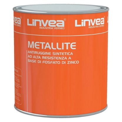 Immagine di ANTIRUGGINE SINTETICA METALLITE ROSSO LT 0,50 LINVEA